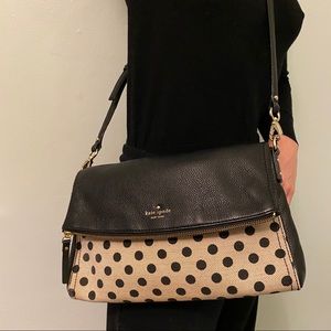Kate Spade Leather and Woven Crossbody Bag